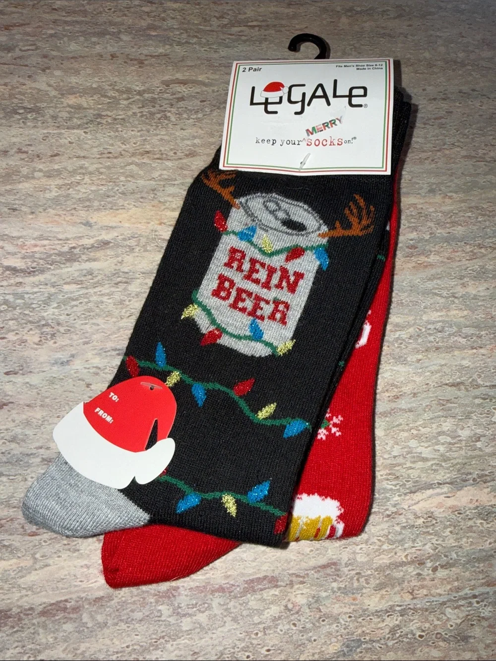 NEW Holiday Beer Crew Socks